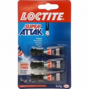 LOCTITE SUPER ATTAK MINI DOSI 3X1G